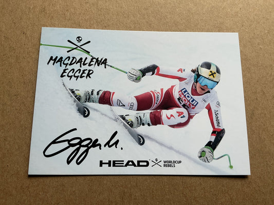Magdalena Egger, Austria 🇦🇹 Alpine Winter Sports 2024/25 hand signed - Autographs-World