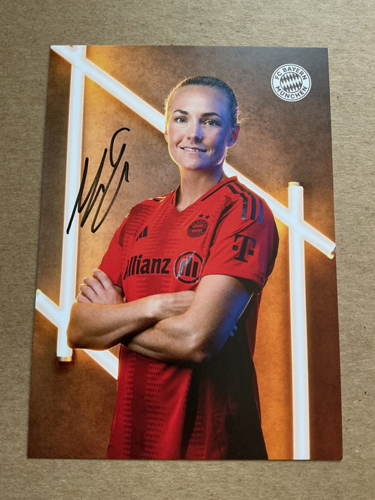 Magdalena Eriksson, Sweden 🇸🇪 FC Bayern Munich 2024/25 hand signed - Autographs-World