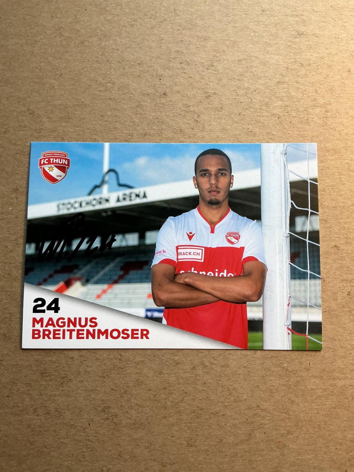 Magnus Breitenmoser, Switzerland 🇨🇭 FC Thun 2020/21 hand signed - Autographs-World