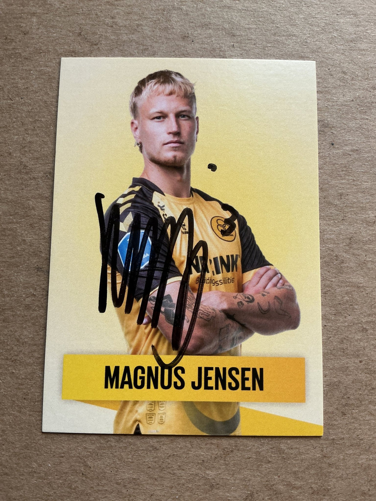 Magnus Jensen, Denmark 🇩🇰 AC Horsens 2022/23 hand signed - Autographs-World