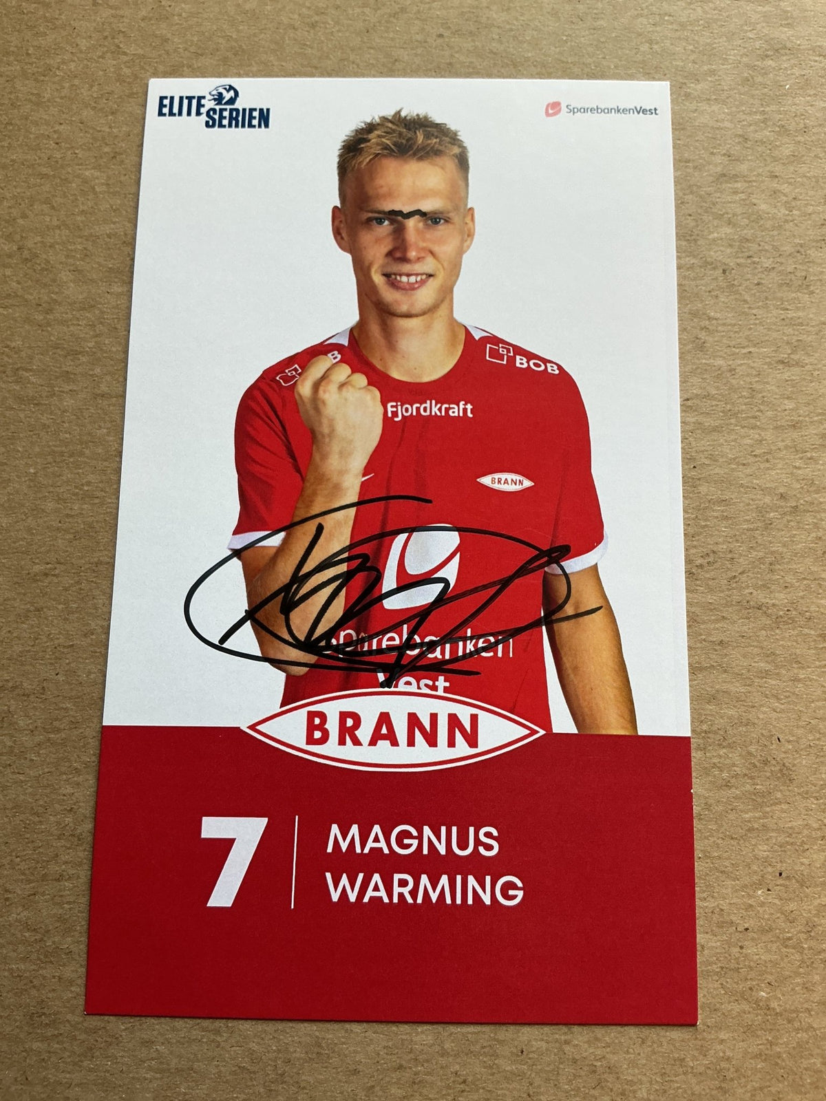 Magnus Warming, Denmark 🇩🇰 SK Brann 2023/24 hand signed - Autographs-World