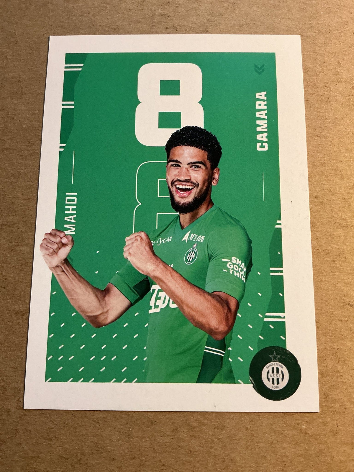 Mahdi Camara, France 🇫🇷 AS Saint-Étienne 2021/22 hand signed - Autographs-World