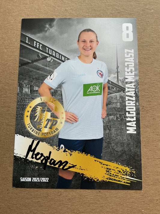 Malgorzata Mesjasz, Poland 🇵🇱 1.FFC Turbine Potsdam 2021/22 hand signed - Autographs-World