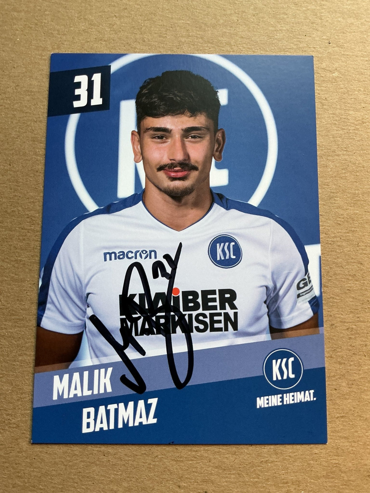 Malik Batmaz, Germany 🇩🇪 Karlsruher SC 2019/20 hand signed - Autographs-World