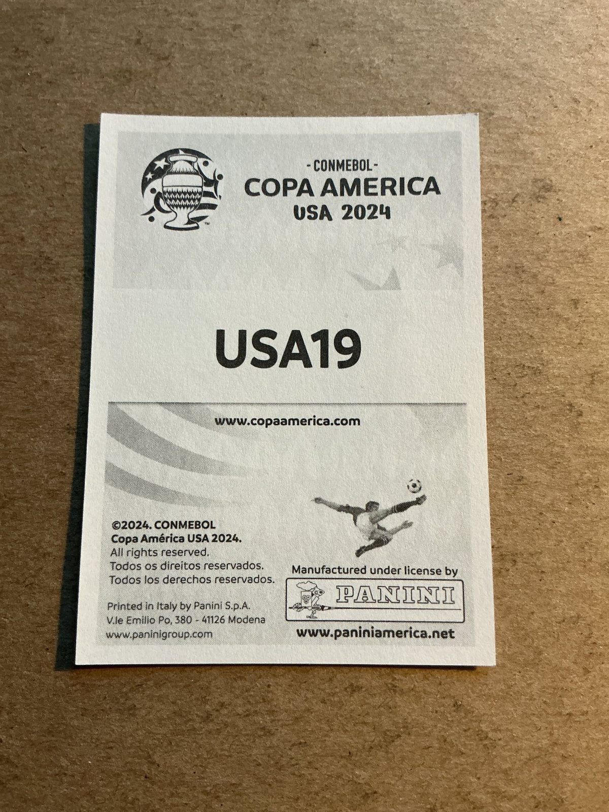Malik Tillman, USA 🇺🇸 Copa America 2024 Panini hand signed - Autographs-World