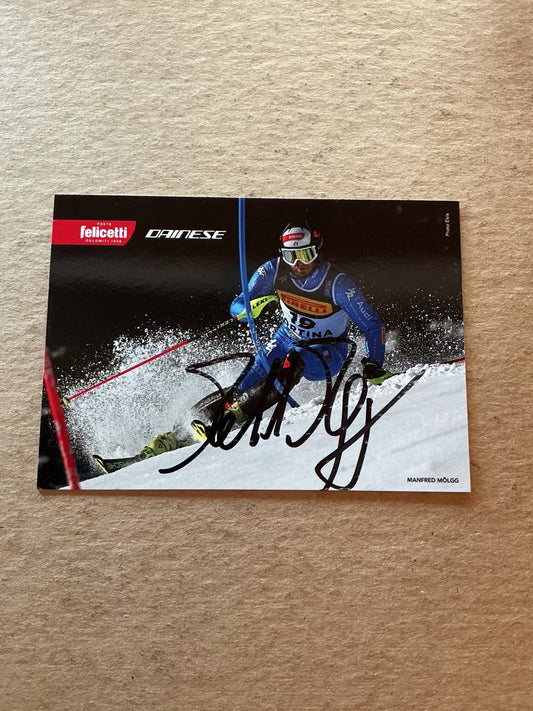 Manfred Mölgg, Italy 🇮🇹 Alpine 2023/24 hand signed - Autographs-World