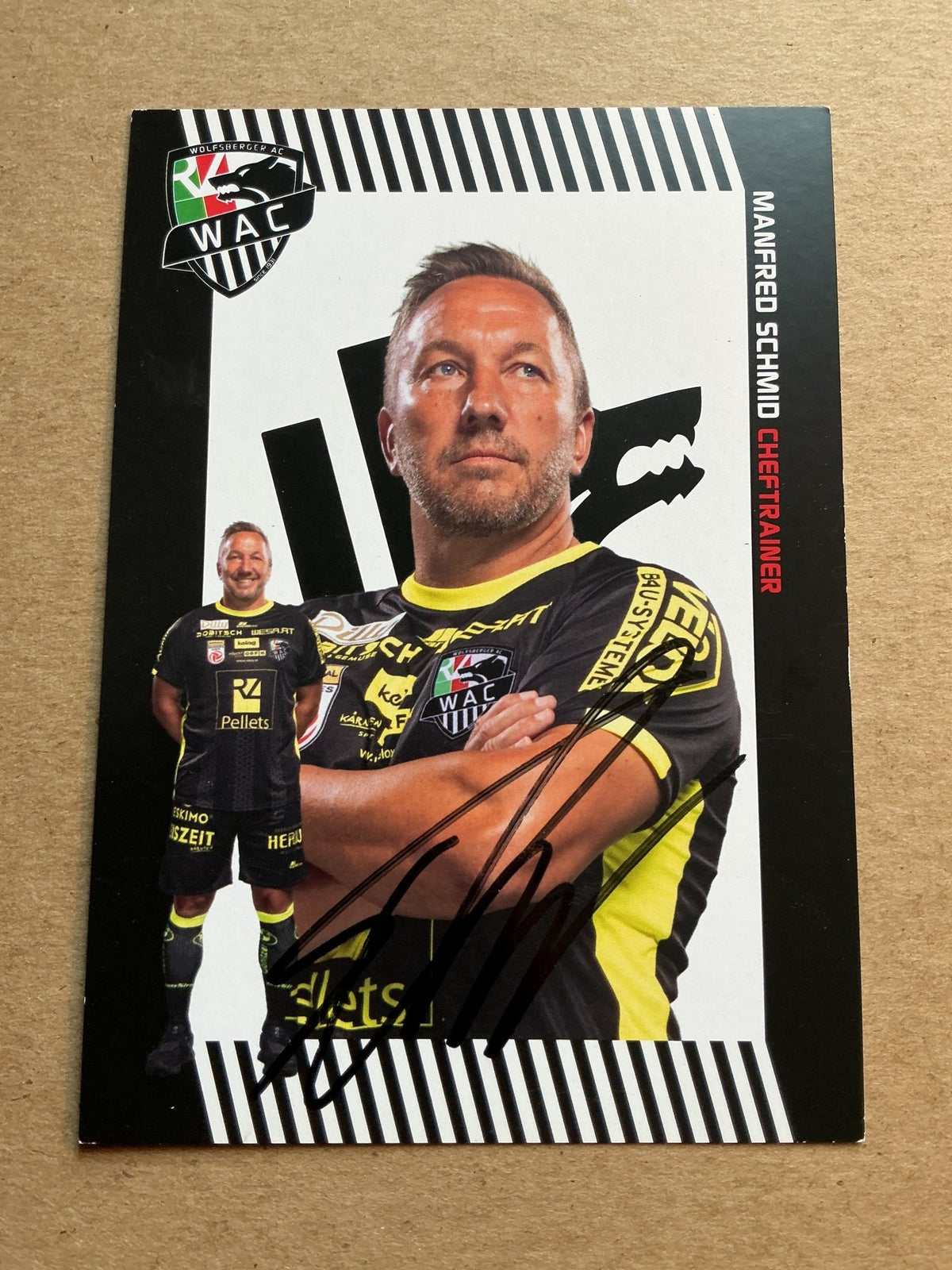 Manfred Schmid, Austria 🇦🇹 Wolfsberger AC 2023/24 hand signed - Autographs-World