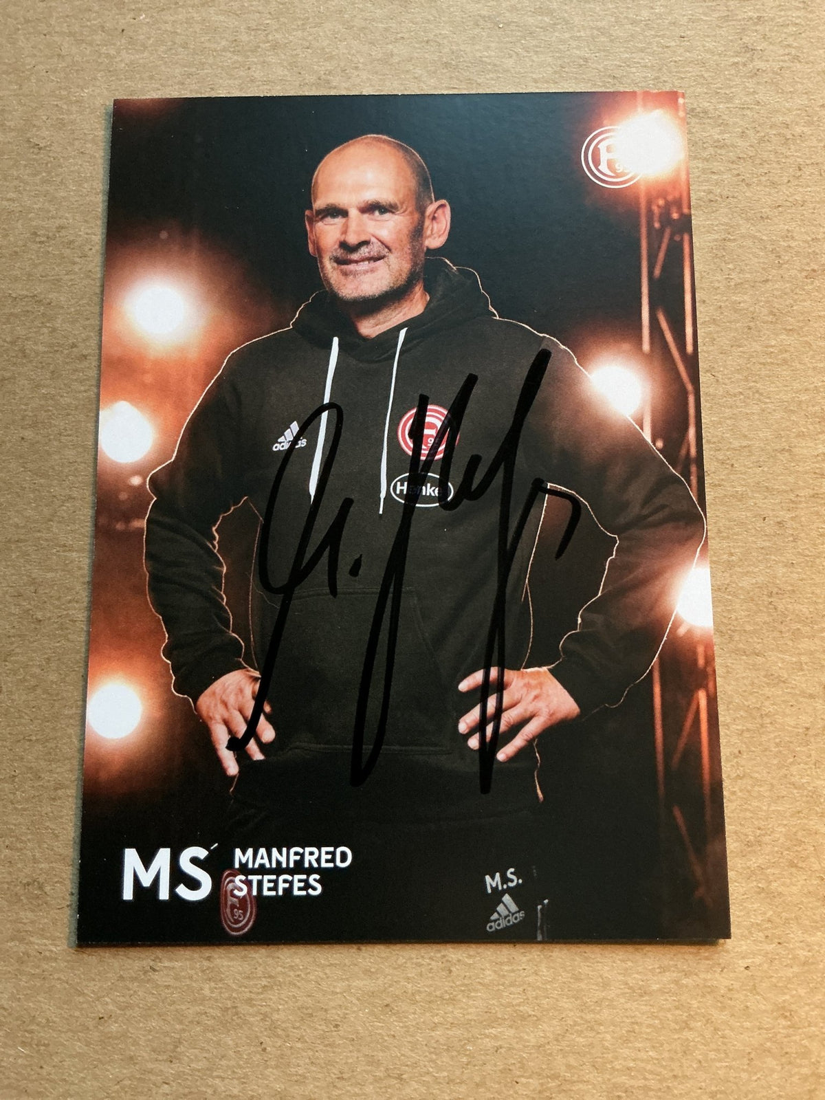 Manfred Stefes, Germany 🇩🇪 Fortuna Düsseldorf 2022/23 hand signed - Autographs-World