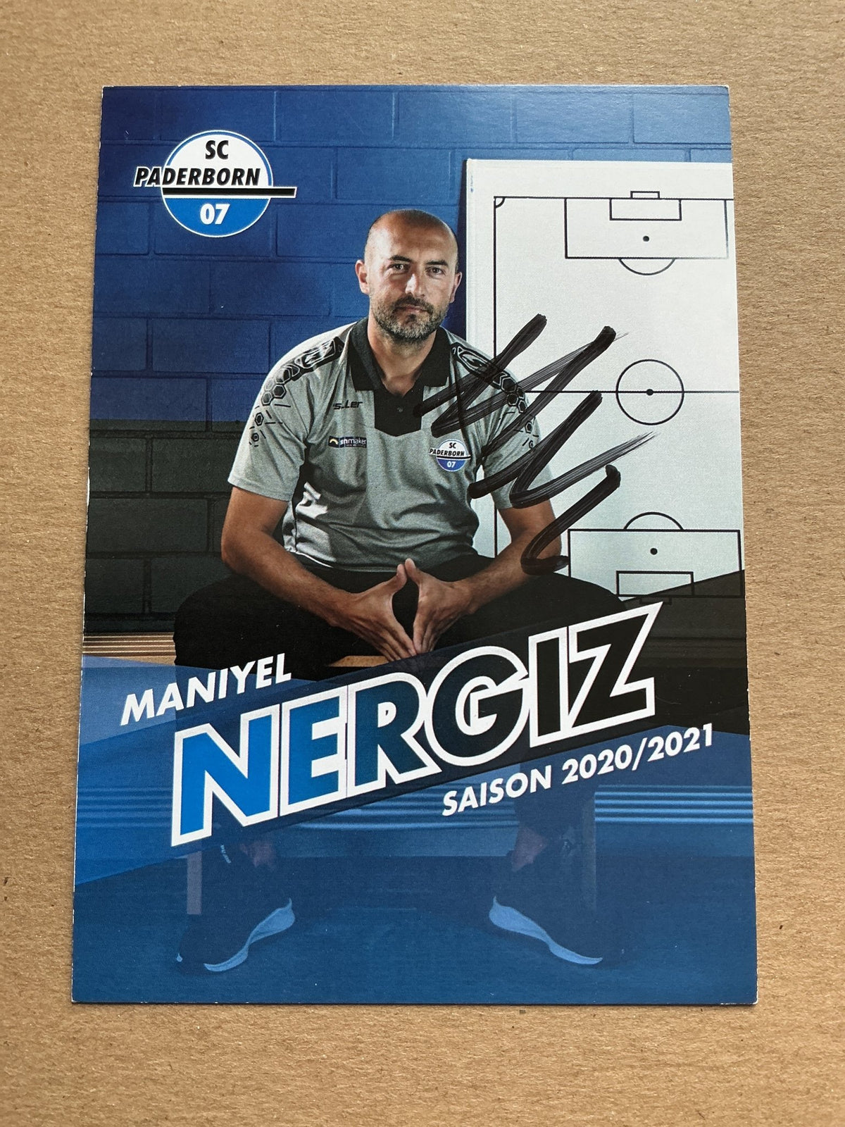 Maniyel Nergiz, Germany 🇩🇪 SC Paderborn 07 2020/21 hand signed - Autographs-World