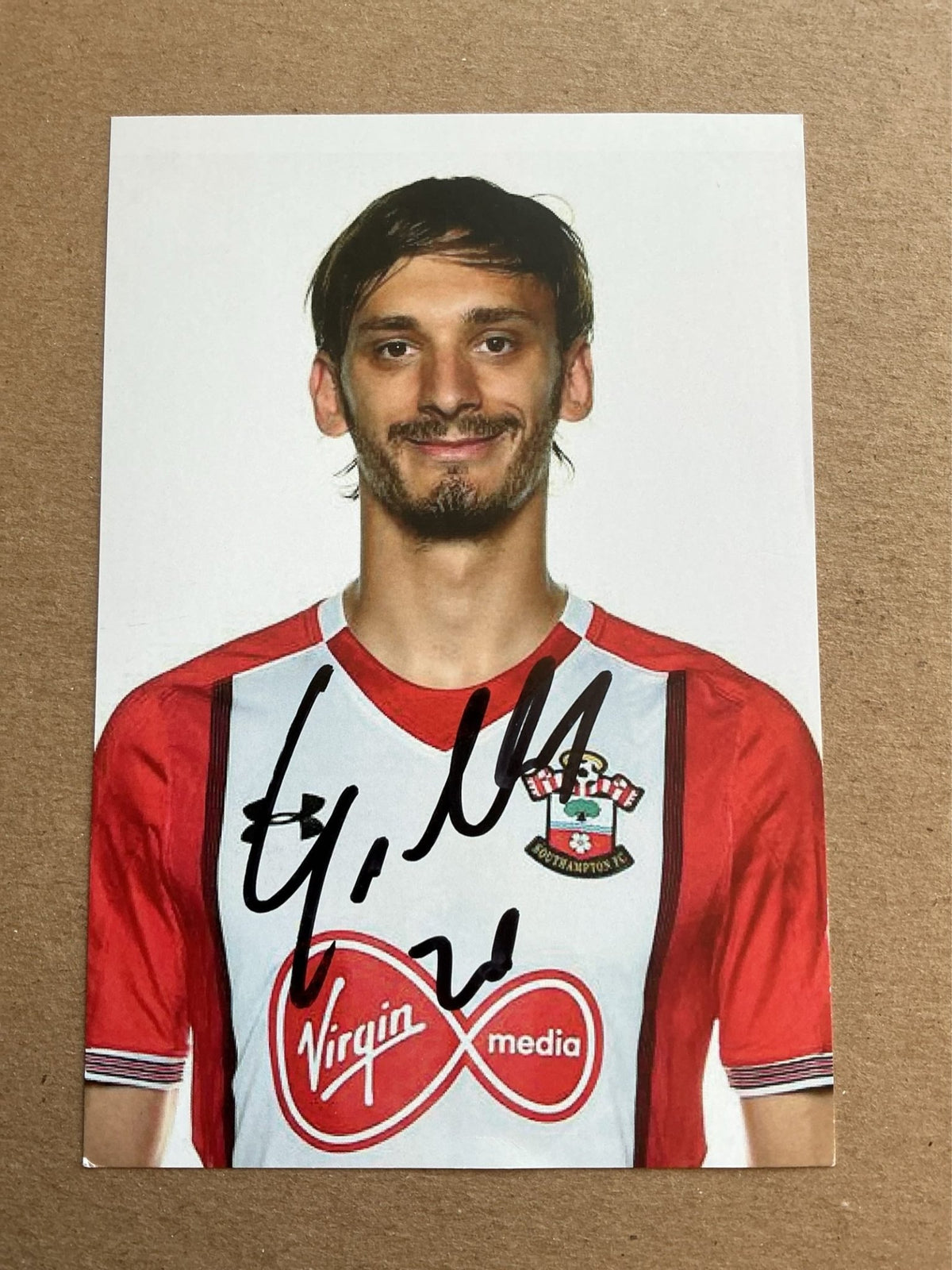 Manolo Gabbiadini, Italy 🇮🇹 Southampton FC 2017/18 hand signed - Autographs-World