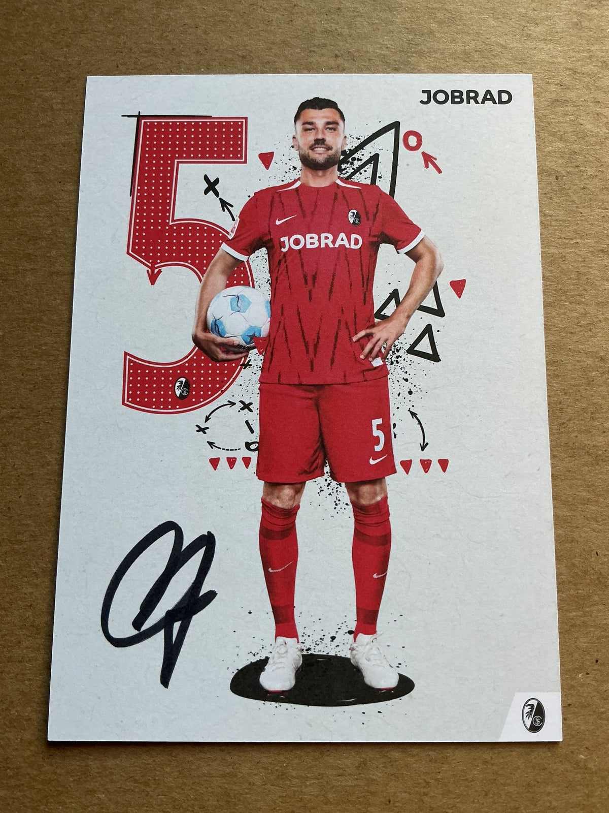 Manuel Gulde, Germany 🇩🇪 SC Freiburg 2024/25 hand signed - Autographs-World