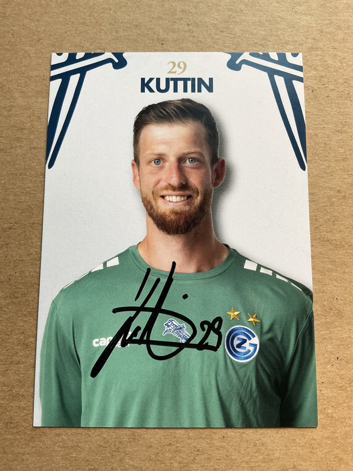 Manuel Kuttin, Austria 🇦🇹 Grasshopper Club Zürich 2023/24 hand signed - Autographs-World