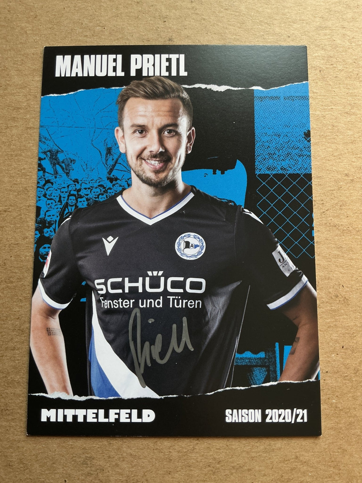 Manuel Prietl, Austria 🇦🇹 Arminia Bielefeld 2020/21 hand signed - Autographs-World