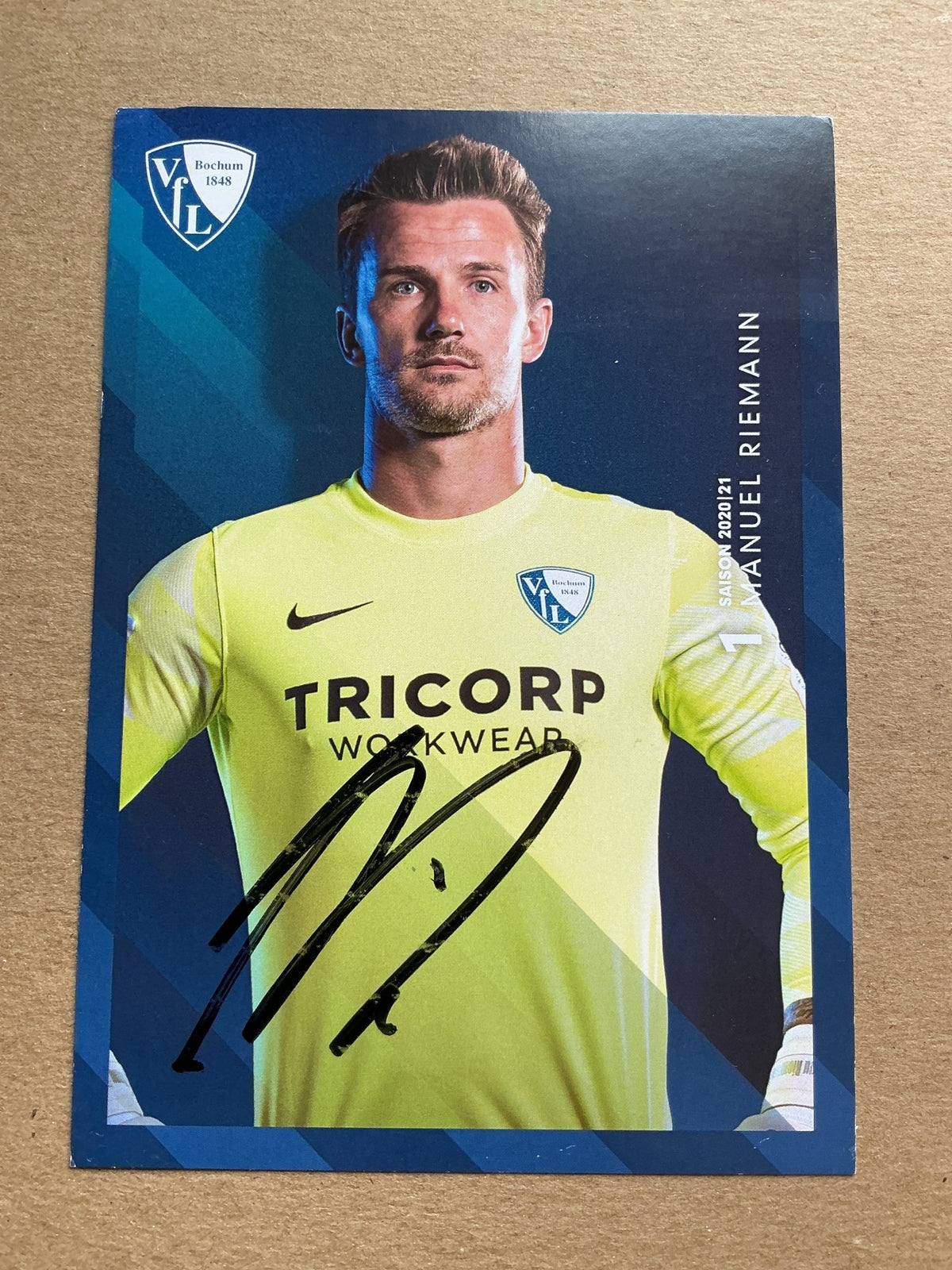 Manuel Riemann, Germany 🇩🇪 VfL Bochum 2020/21 hand signed - Autographs-World