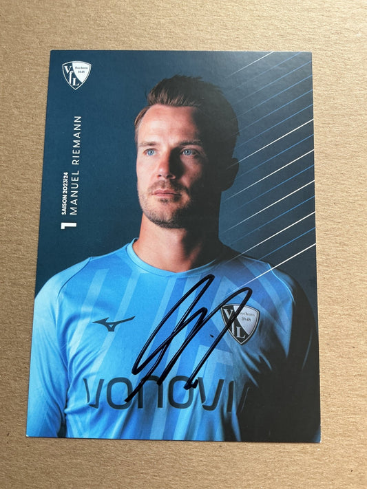 Manuel Riemann, Germany 🇩🇪 VfL Bochum 2023/24 hand signed - Autographs-World