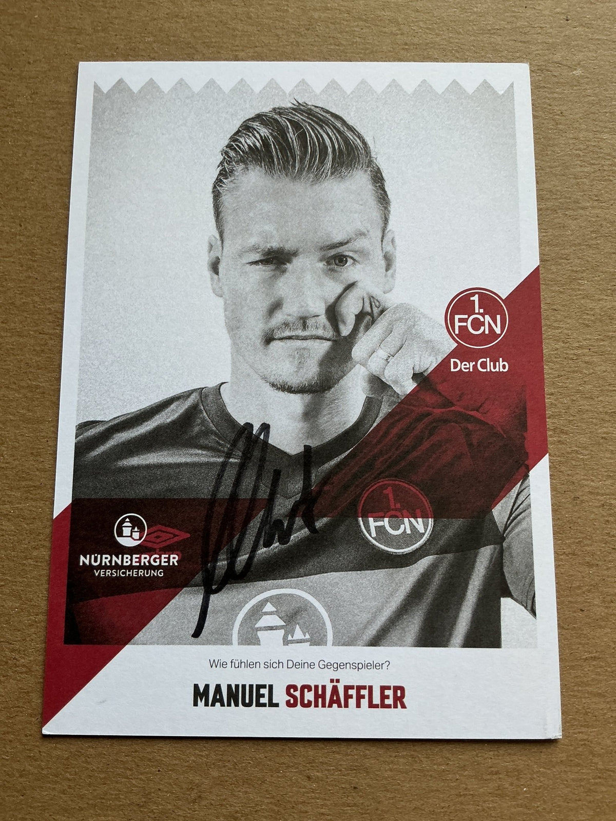 Manuel Schäffler, Germany 🇩🇪 1.FC Nürnberg 2020/21 hand signed - Autographs-World