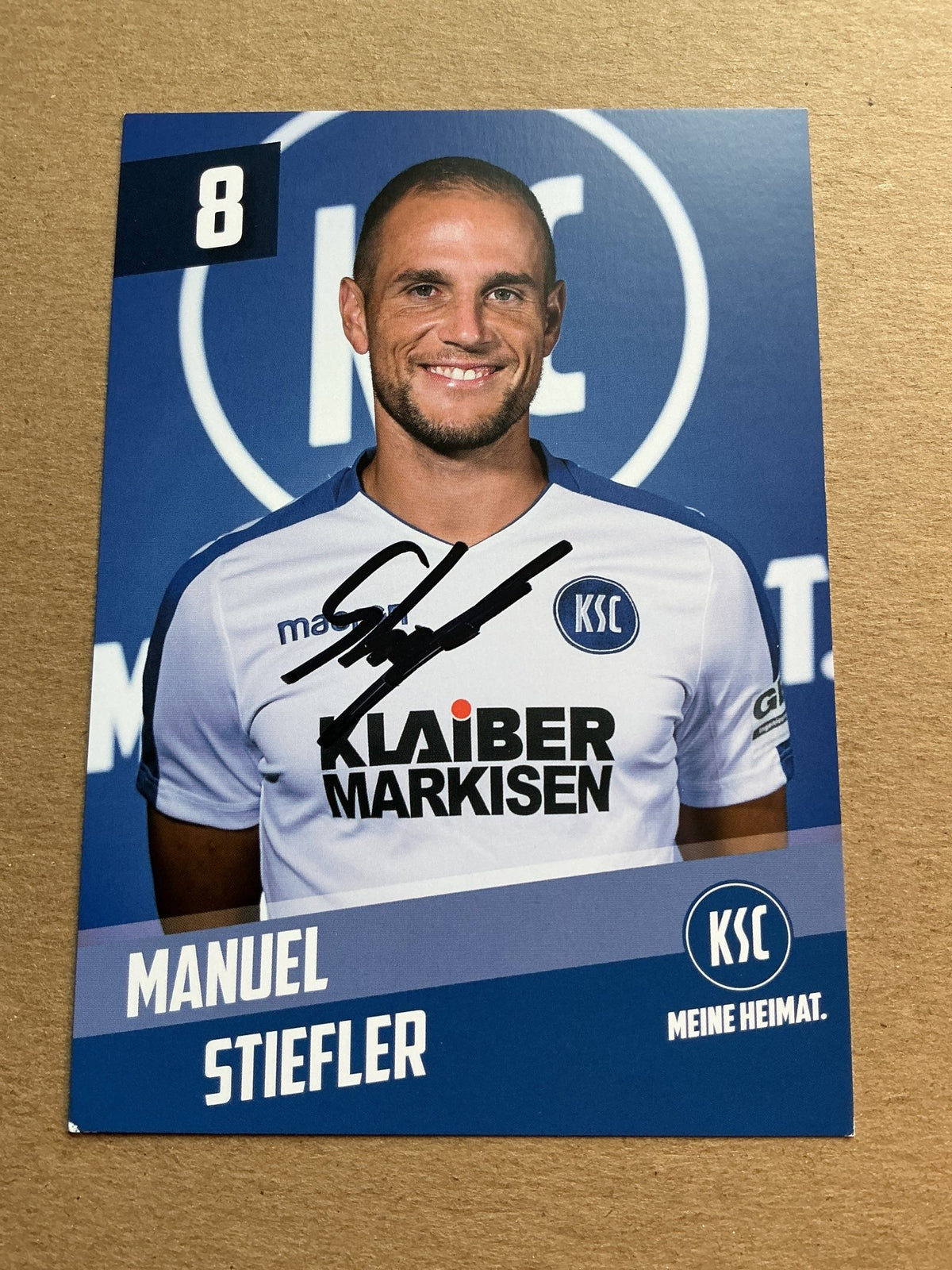 Manuel Stiefler, Germany 🇩🇪 Karlsruher SC 2019/20 hand signed - Autographs-World
