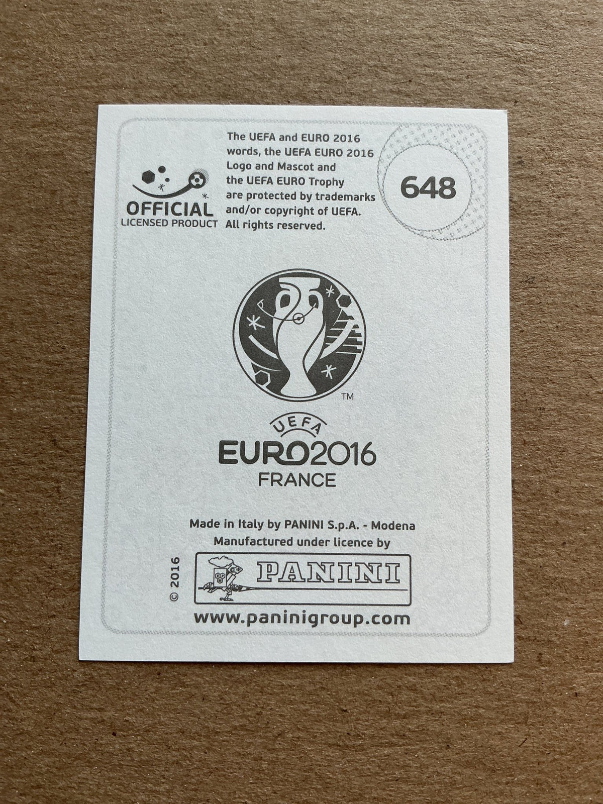 Marc Janko, Austria 🇦🇹 UEFA Euro 2016 Panini hand signed - Autographs-World
