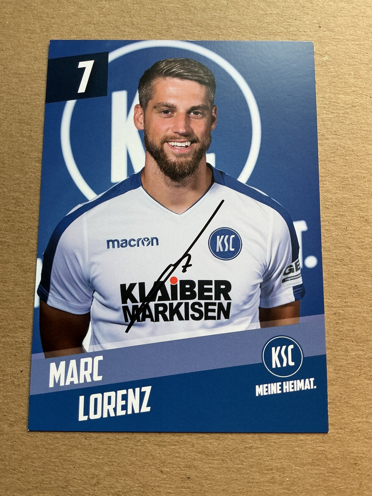 Marc Lorenz, Germany 🇩🇪 Karlsruher SC 2019/20 hand signed - Autographs-World