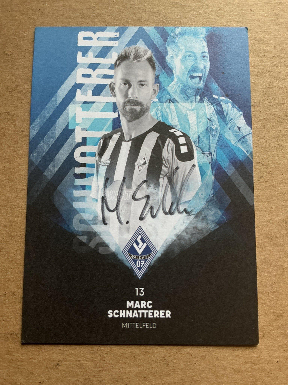 Marc Schnatterer, Germany 🇩🇪 SV Waldhof Mannheim 2021/22 hand signed - Autographs-World