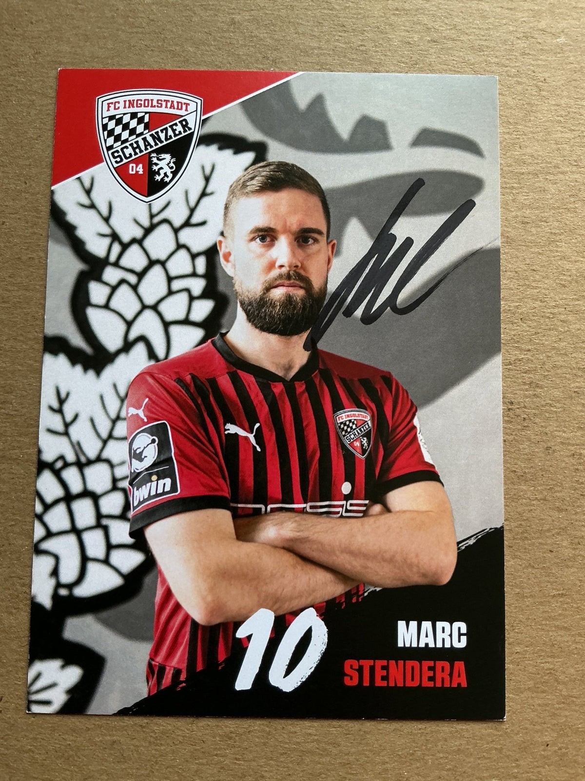 Marc Stendera, Germany 🇩🇪 FC Ingolstadt 04 2020/21 hand signed - Autographs-World