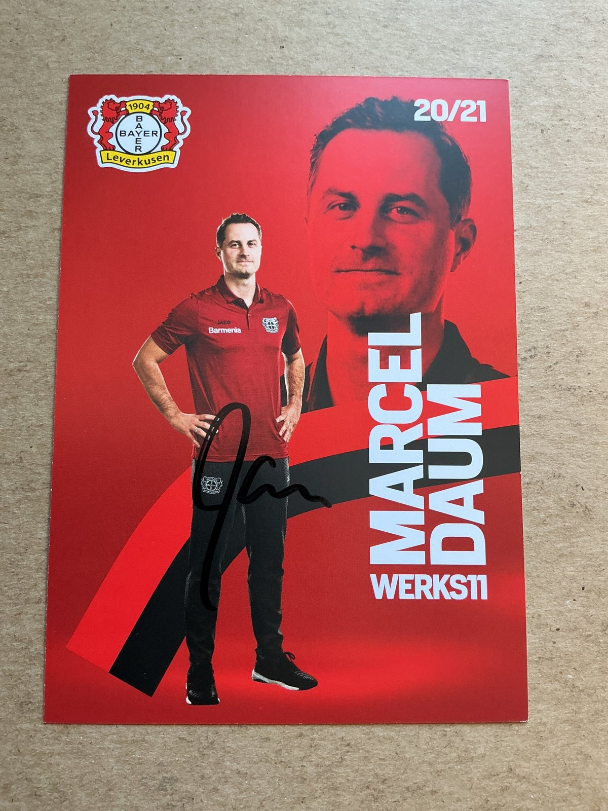 Marcel Daum, Germany 🇩🇪 Bayer 04 Leverkusen 2020/21 hand signed - Autographs-World