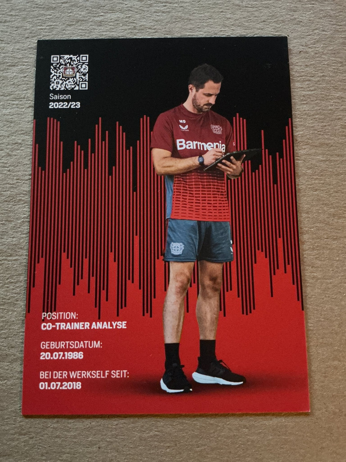 Marcel Daum, Germany 🇩🇪 Bayer 04 Leverkusen 2022/23 hand signed - Autographs-World