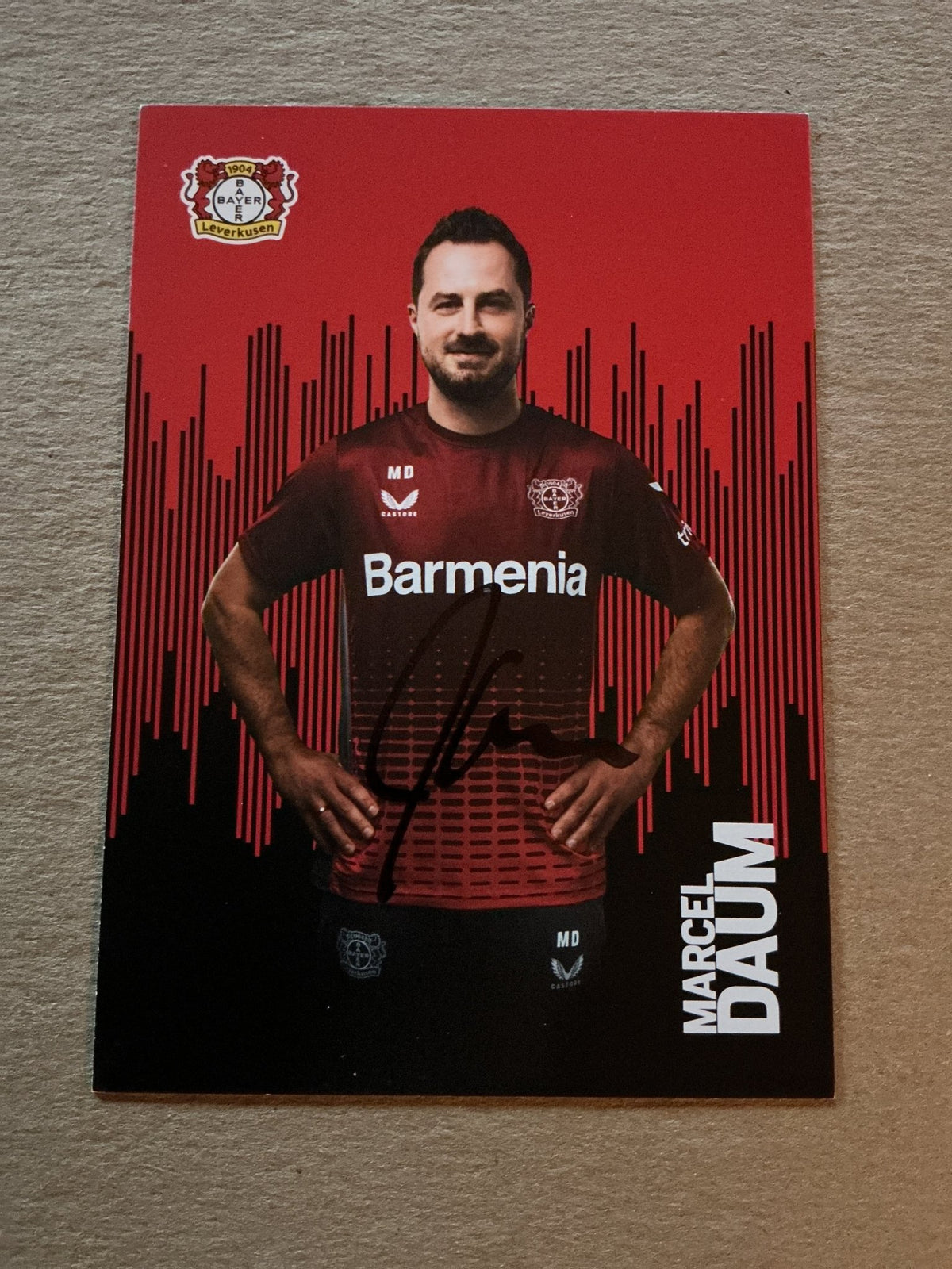 Marcel Daum, Germany 🇩🇪 Bayer 04 Leverkusen 2022/23 hand signed - Autographs-World