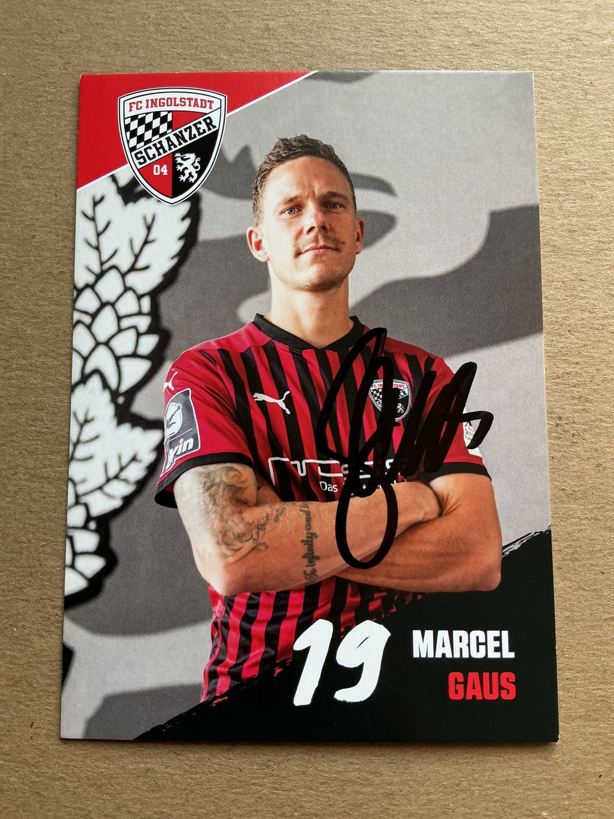 Marcel Gaus, Germany 🇩🇪 FC Ingolstadt 04 2020/21 hand signed - Autographs-World