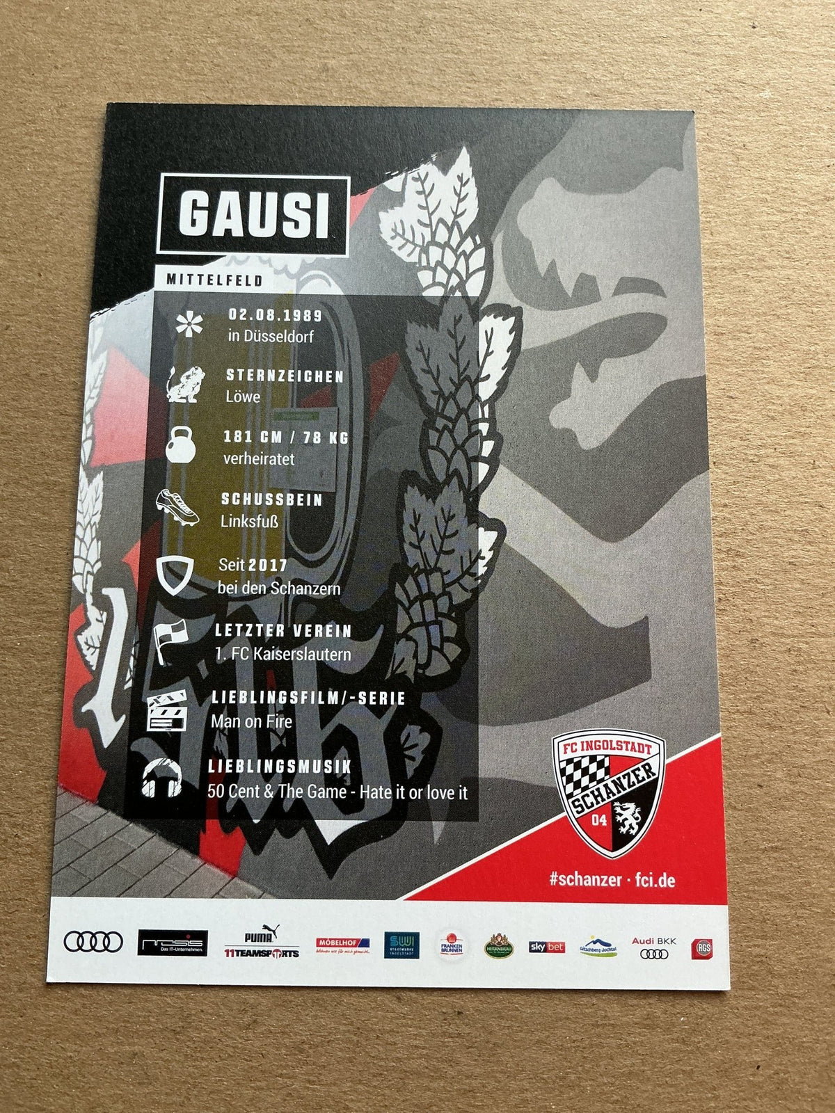 Marcel Gaus, Germany 🇩🇪 FC Ingolstadt 04 2020/21 hand signed - Autographs-World