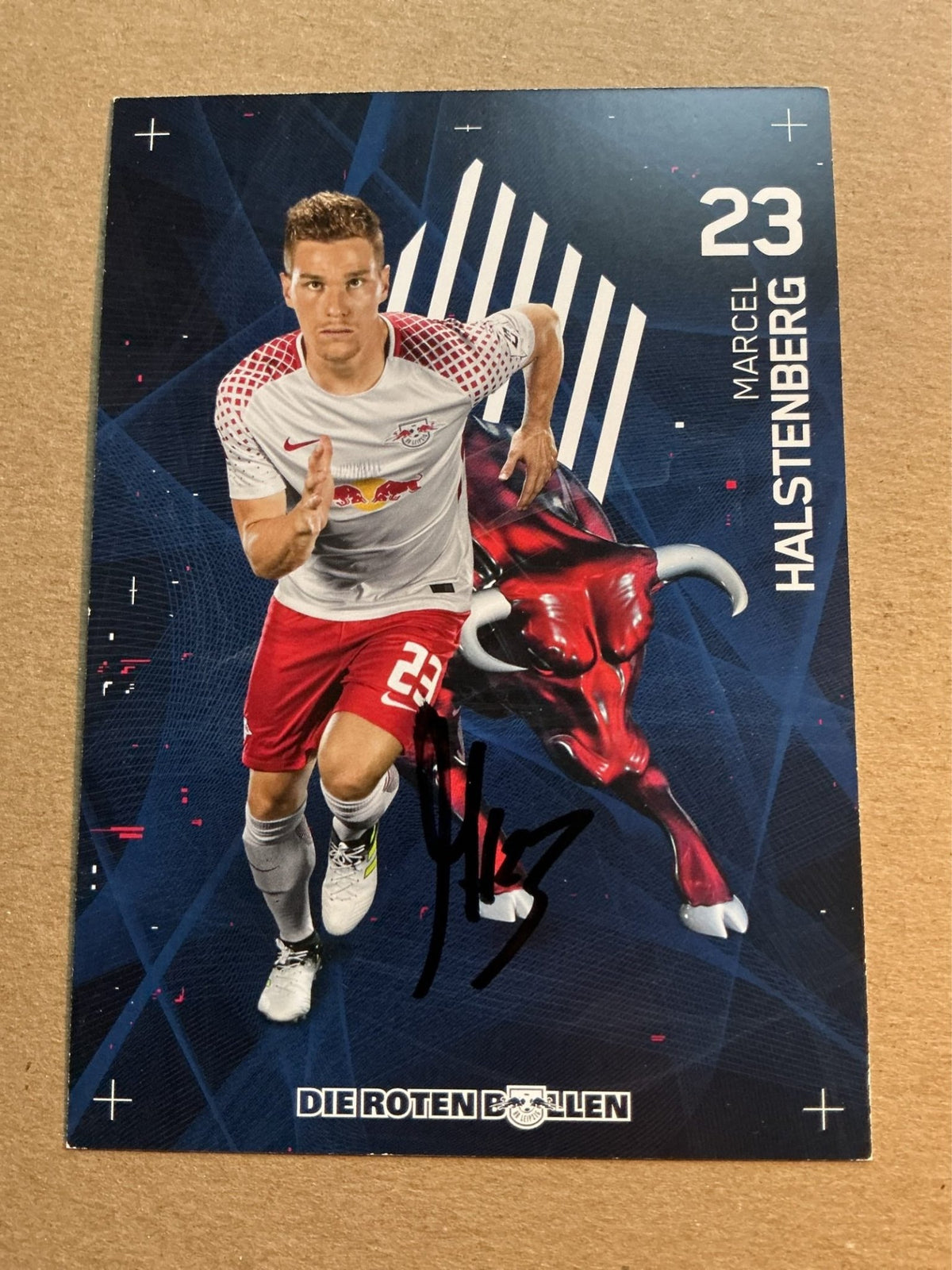 Marcel Halstenberg, Germany 🇩🇪 RB Leipzig 2017/18 hand signed - Autographs-World