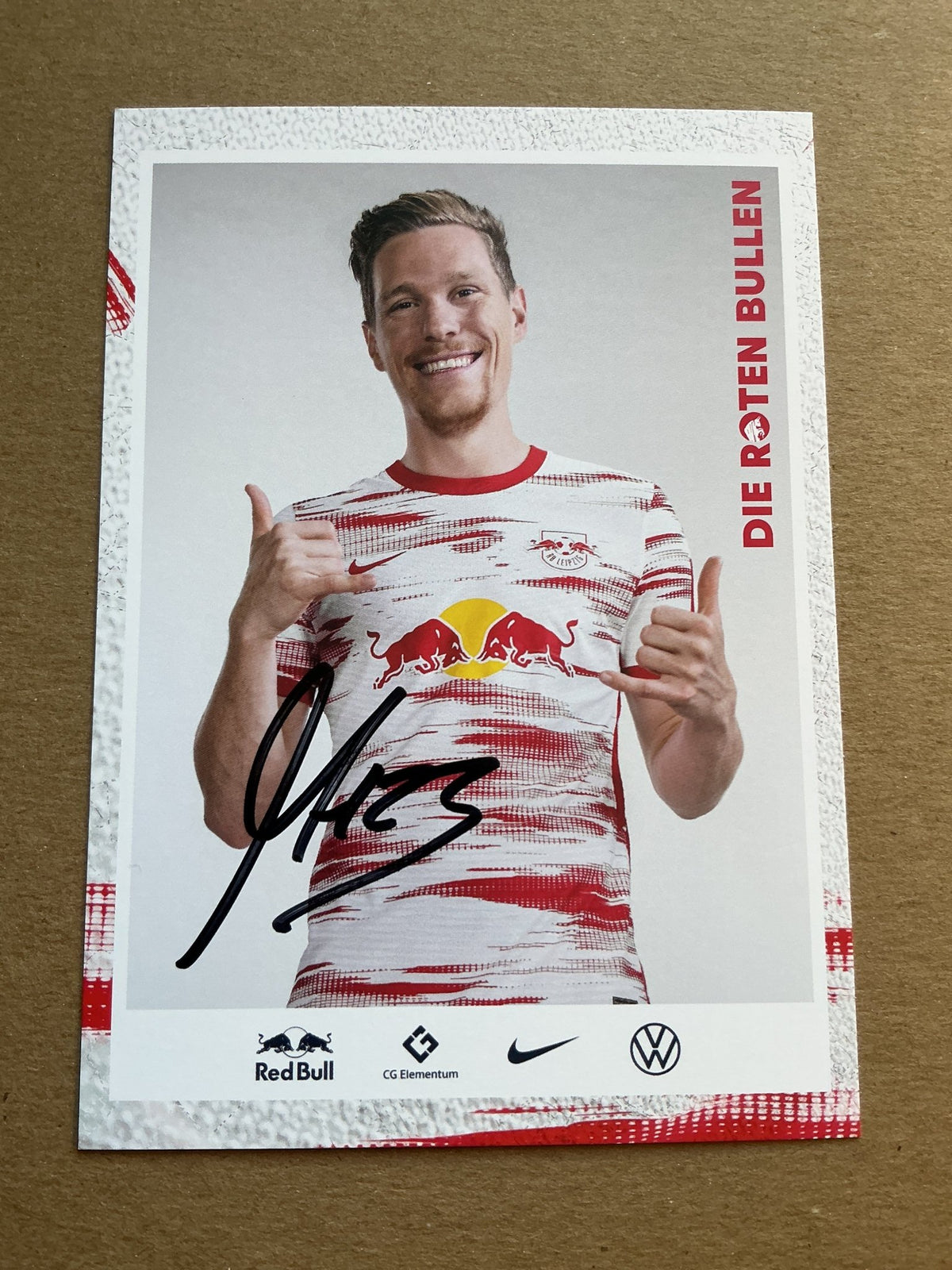 Marcel Halstenberg, Germany 🇩🇪 RB Leipzig 2021/22 hand signed - Autographs-World