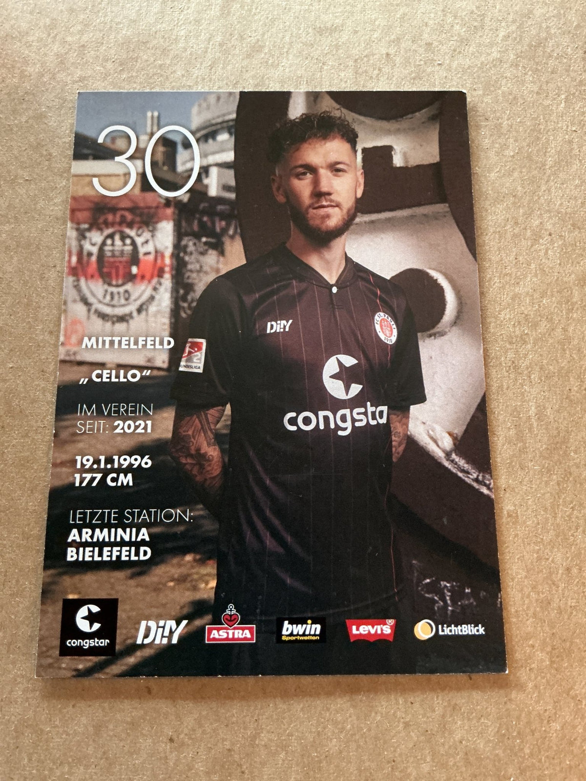 Marcel Hartel, Germany 🇩🇪 FC St. Pauli 2021/22 hand signed - Autographs-World