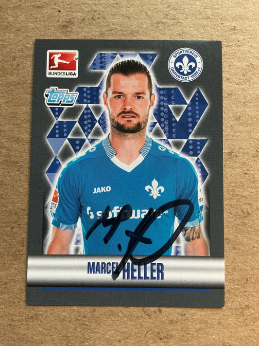 Marcel Heller, Germany 🇩🇪 SV Darmstadt 98 2015/16 Topps hand signed - Autographs-World