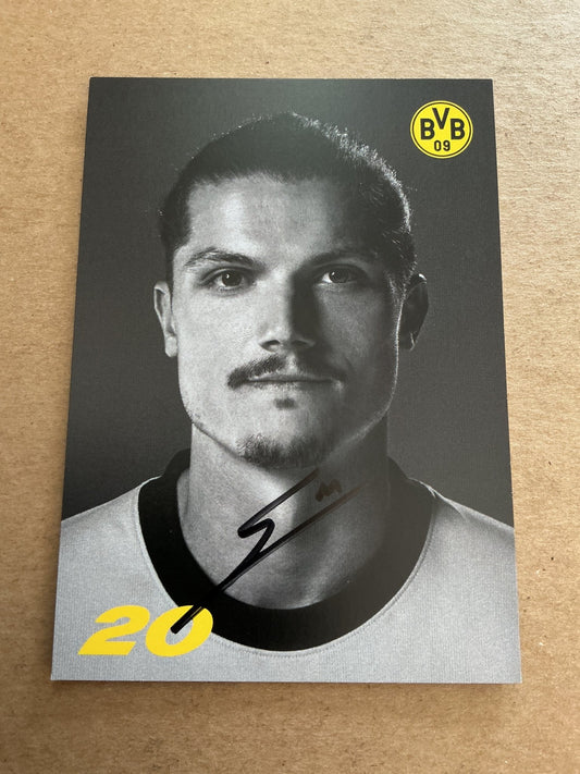 Marcel Sabitzer, Austria 🇦🇹 Borussia Dortmund 2023/24 hand signed - Autographs-World