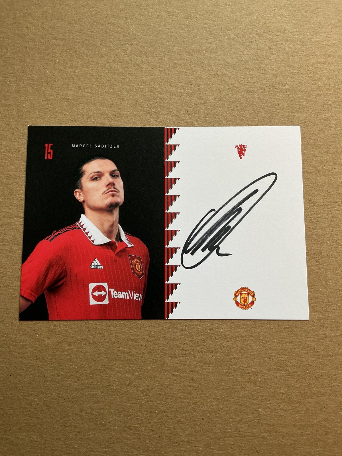 Marcel Sabitzer, Austria 🇦🇹 Manchester United 2022/23 hand signed - Autographs-World
