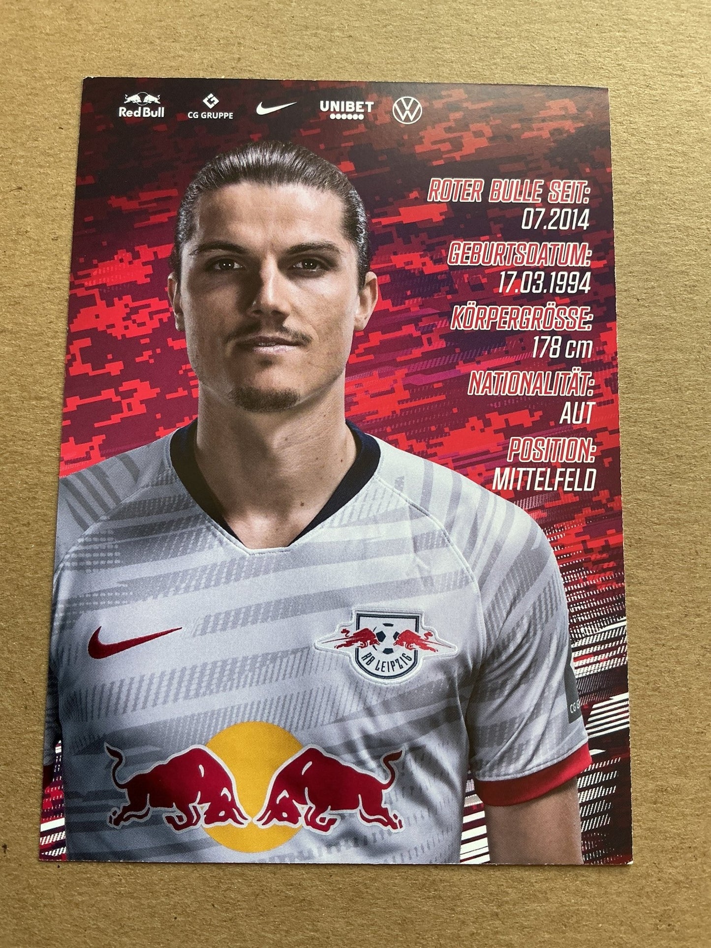 Marcel Sabitzer, Austria 🇦🇹 RB Leipzig 2019/20 hand signed - Autographs-World