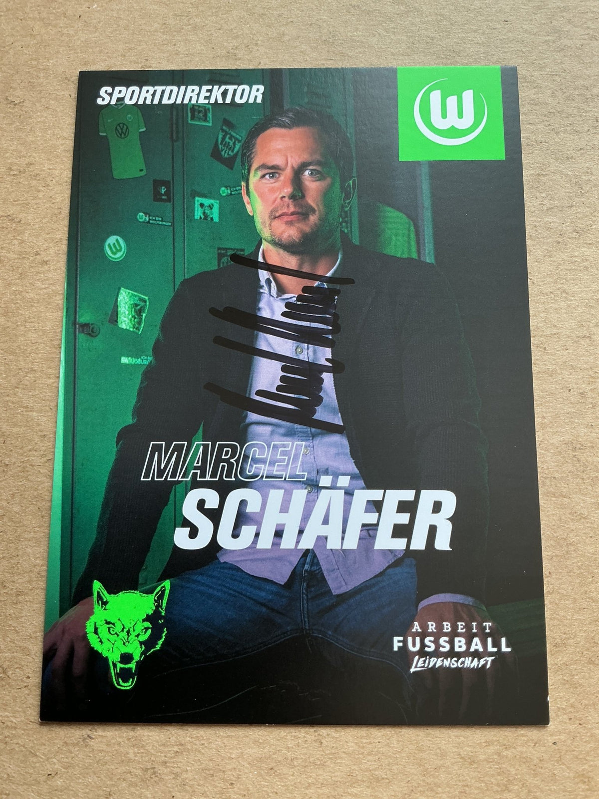 Marcel Schäfer, Germany 🇩🇪 VfL Wolfsburg 2021/22 hand signed - Autographs-World