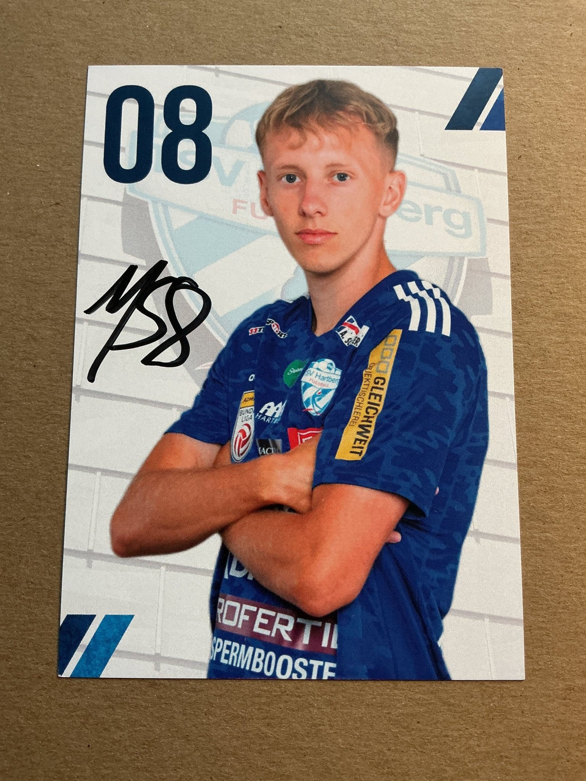 Marcel Schantl, Austria 🇦🇹 TSV Hartberg 2021/22 hand signed - Autographs-World