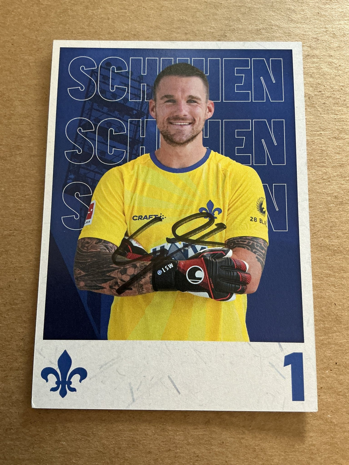 Marcel Schuhen, Germany 🇩🇪 SV Darmstadt 98 2023/24 hand signed - Autographs-World