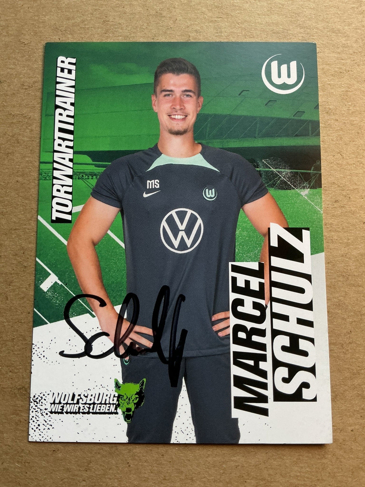 Marcel Schulz, Germany 🇩🇪 VfL Wolfsburg 2023/24 hand signed - Autographs-World