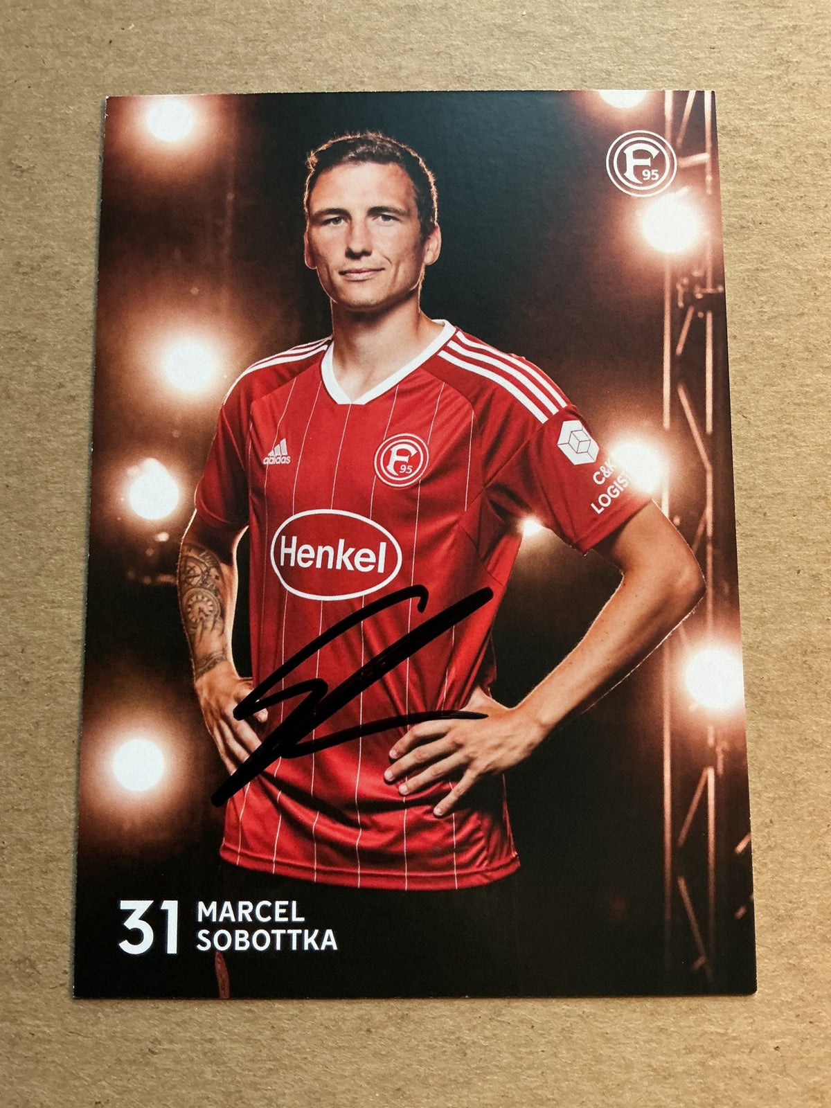 Marcel Sobottka, Germany 🇩🇪 Fortuna Düsseldorf 2022/23 hand signed - Autographs-World