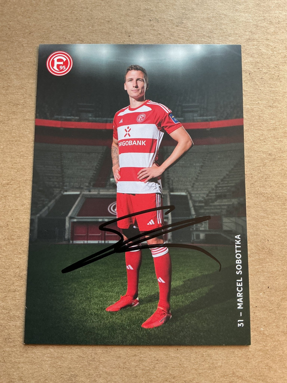Marcel Sobottka, Germany 🇩🇪 Fortuna Düsseldorf 2023/24 hand signed - Autographs-World
