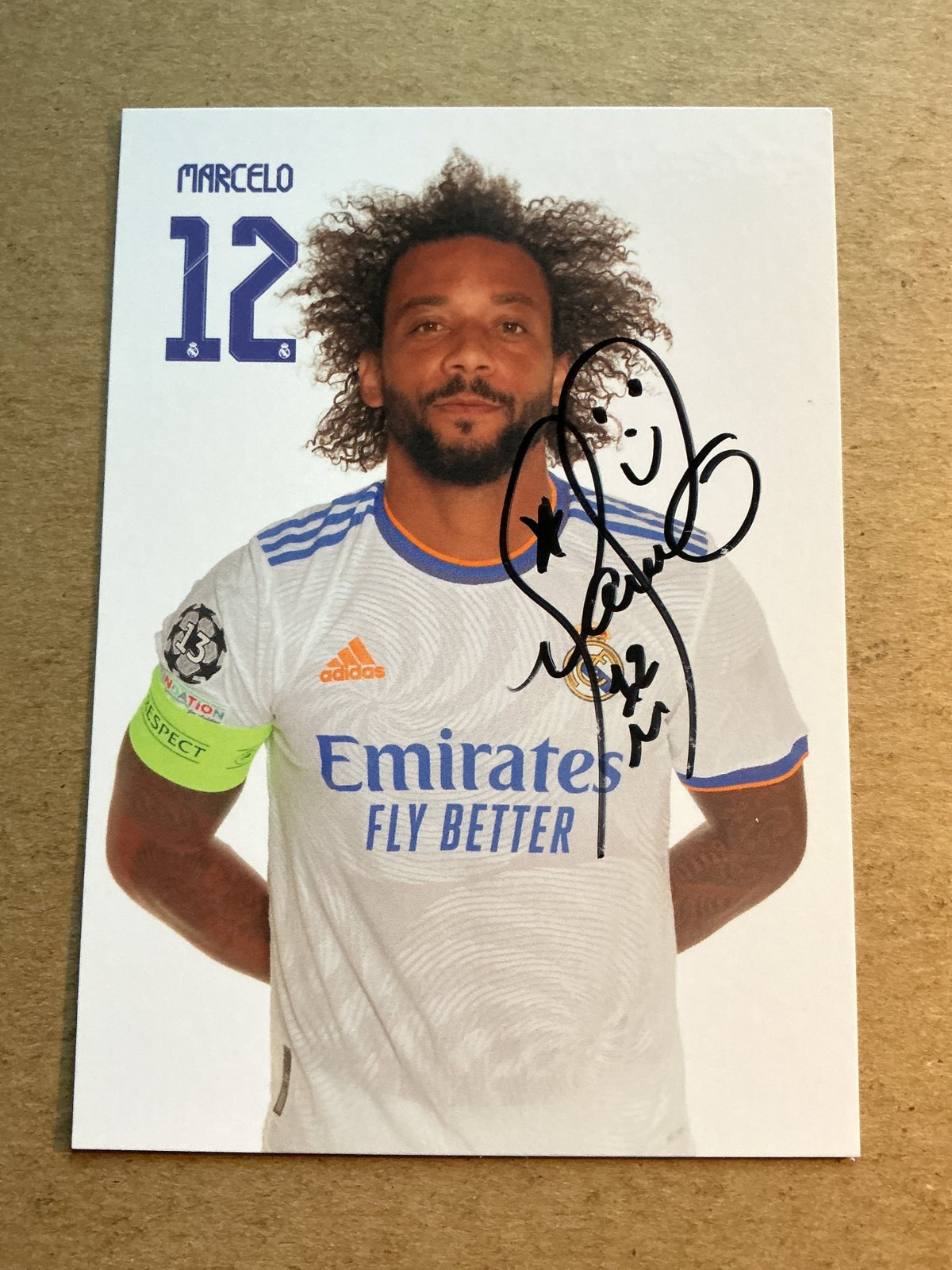 Marcelo, Brazil 🇧🇷 Real Madrid 2021/22 hand signed - Autographs-World