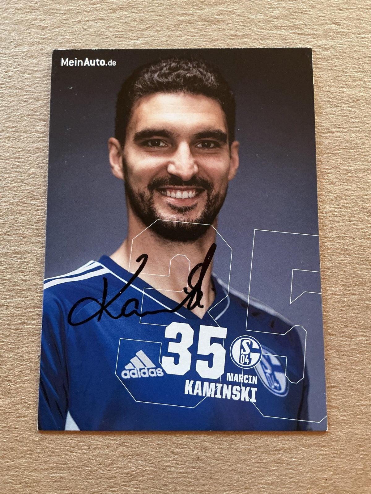 Marcin Kaminski, Poland 🇵🇱 FC Schalke 04 2022/23 hand signed - Autographs-World