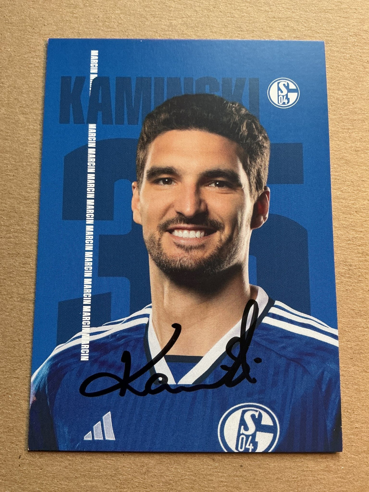 Marcin Kaminski, Poland 🇵🇱 FC Schalke 04 2023/24 hand signed - Autographs-World