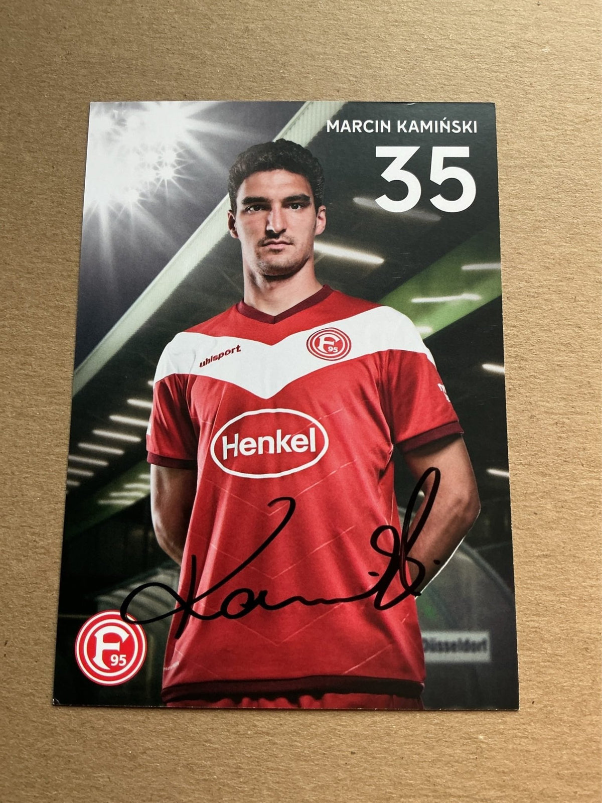 Marcin Kamiński, Poland 🇵🇱 Fortuna Düsseldorf 2018/19 hand signed - Autographs-World