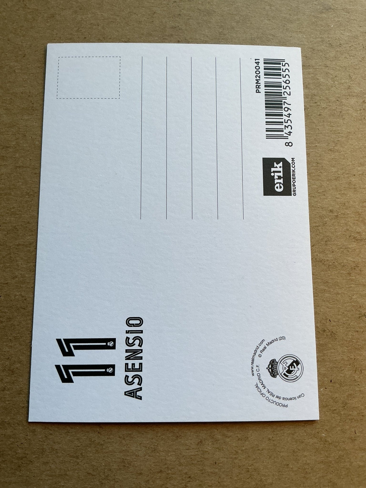 Marco Asensio, Spain 🇪🇸 Real Madrid 2020/21 hand signed - Autographs-World