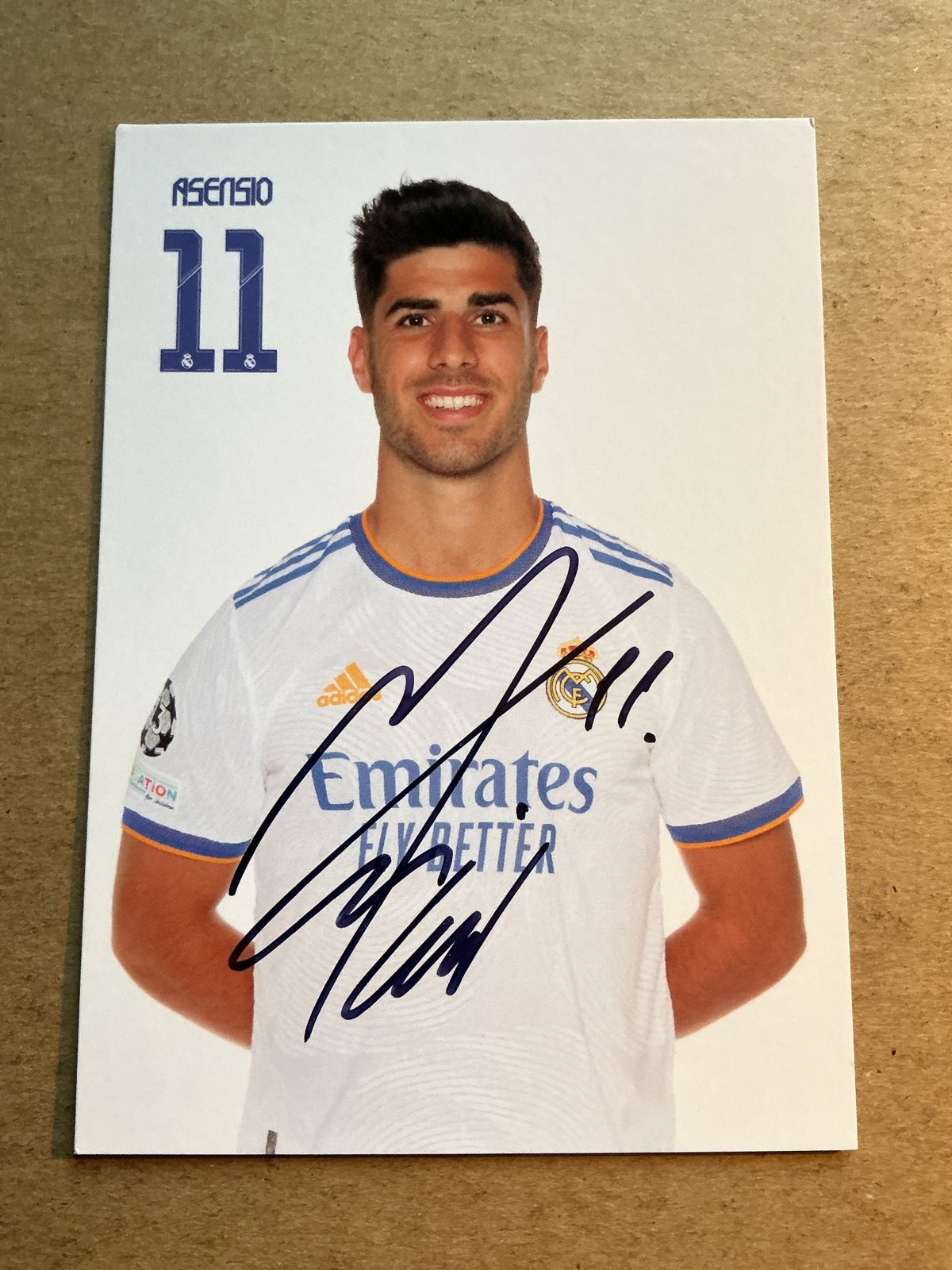 Marco Asensio, Spain 🇪🇸 Real Madrid 2021/22 hand signed - Autographs-World