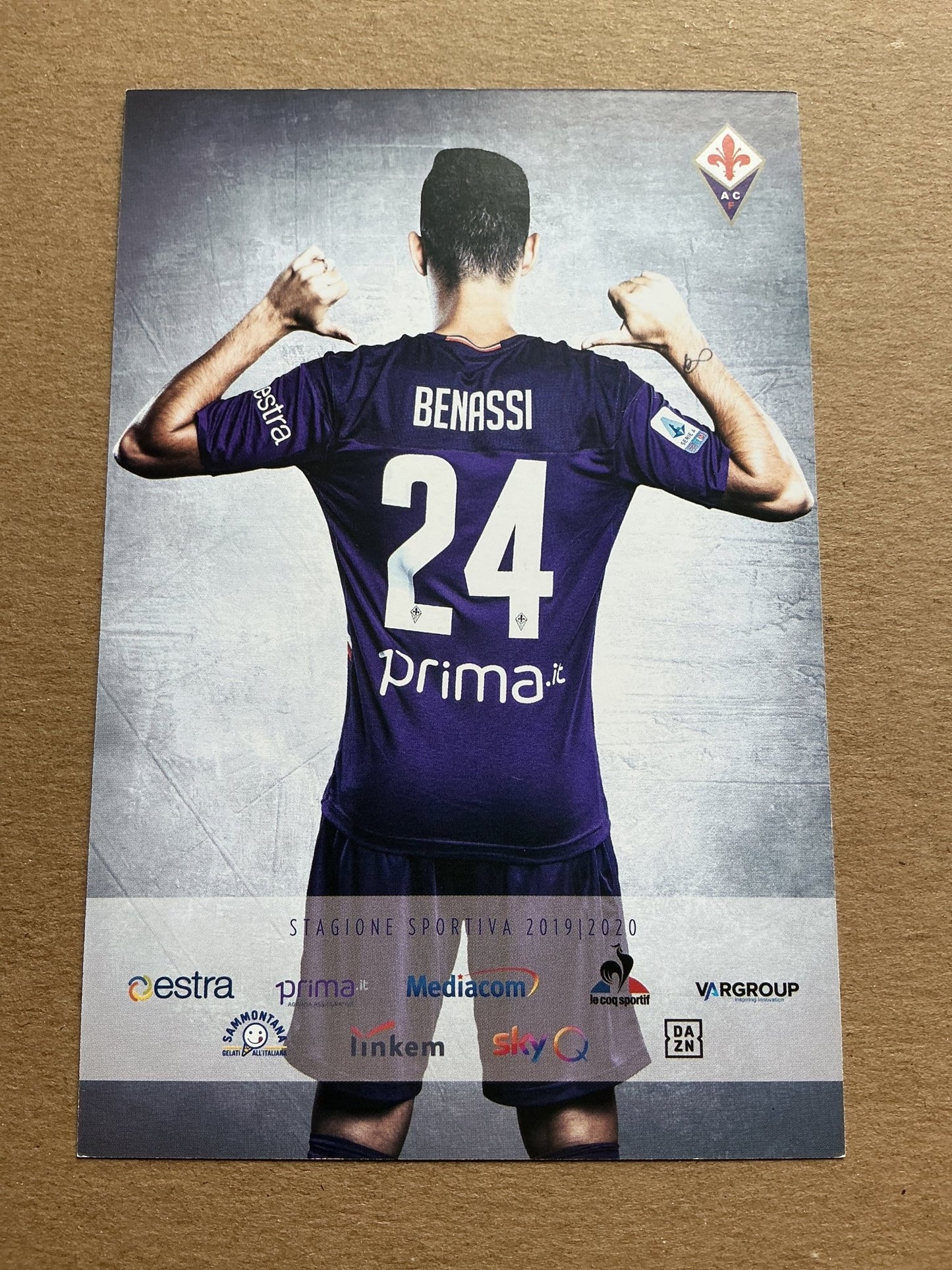Marco Benassi, Italy 🇮🇹 ACF Fiorentina 2019/20 hand signed - Autographs-World